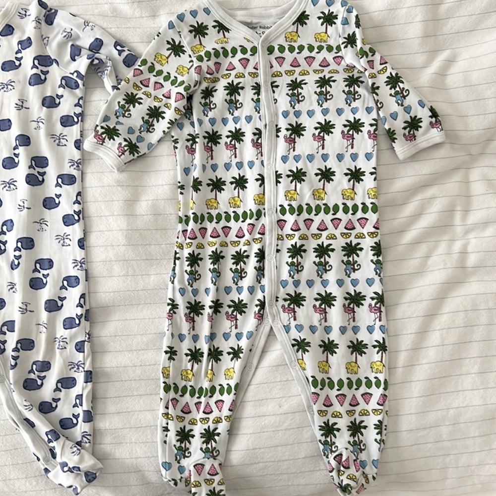 Roller Rabbit Palm Tree Baby Grow 6-9 months